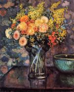 Theo van Rysselberghe  - Bilder Gemälde - Vase of Flowers