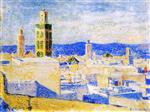 Theo van Rysselberghe  - Bilder Gemälde - View of Meknes, Morocco