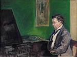 Max Slevogt - Bilder Gemälde - Conrad Ansorge at the Piano