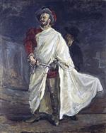 Max Slevogt - Bilder Gemälde - Der Sänger Francisco d'Andrade als Don Giovanni in Mozarts Oper