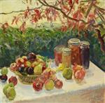 Max Slevogt  - Bilder Gemälde - Herbstliches Stilleben mit Früchten