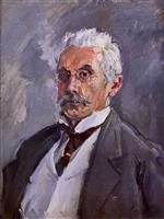 Max Slevogt  - Bilder Gemälde - Portrait of Carl Steinbart