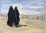 Max Slevogt  - Bilder Gemälde - Sudanesische Frauen