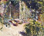 Max Slevogt  - Bilder Gemälde - Sunny Corner in the Garden of Neukastel