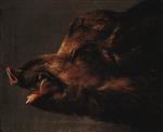 Frans Snyders - Bilder Gemälde - A Boar's Head