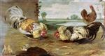 Frans Snyders - Bilder Gemälde - A Cock Fight