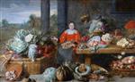 Frans Snyders - Bilder Gemälde - A Fruit Stall
