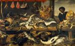 Frans Snyders - Bilder Gemälde - Der Fischhändler