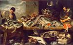 Frans Snyders  - Bilder Gemälde - Fischladen