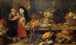 Frans Snyders  - Bilder Gemälde - Fruit Stall