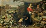 Frans Snyders  - Bilder Gemälde - Fruit Stall