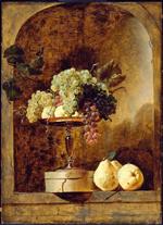 Frans Snyders  - Bilder Gemälde - Grapes, Peaches and Quinces in a Niche