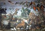 Frans Snyders  - Bilder Gemälde - Landscape with Birds and Animals