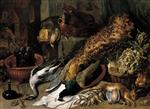 Frans Snyders  - Bilder Gemälde - Stillleben mit einem Weinkühler