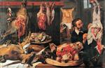 Frans Snyders  - Bilder Gemälde - The Butcher's Shop