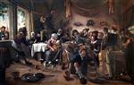 Jan Havicksz Steen - Bilder Gemälde - A Wedding Party