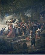 Jan Havicksz Steen - Bilder Gemälde - Drunken Revelry