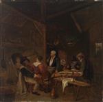 Jan Havicksz Steen  - Bilder Gemälde - Interior of a Tavern