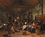 Jan Havicksz Steen  - Bilder Gemälde - Merrymaking in a Tavern with a Couple Dancing