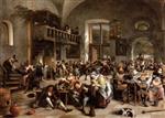 Jan Havicksz Steen  - Bilder Gemälde - Revelry at an Inn