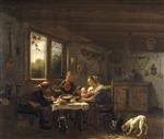 Jan Havicksz Steen  - Bilder Gemälde - Saying Grace