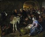 Jan Havicksz Steen  - Bilder Gemälde - The Adoration of the Shepherds