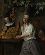 Jan Havicksz Steen  - Bilder Gemälde - The Baker Arent Oostwaard and his Wife Catherina Keizerswaard