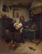 Jan Havicksz Steen  - Bilder Gemälde - The Drinker