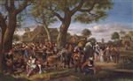 Jan Havicksz Steen  - Bilder Gemälde - The Fair at Warmond