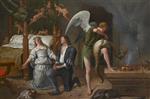 Jan Havicksz Steen  - Bilder Gemälde - The Marriage Bed of Tobias and Sarah