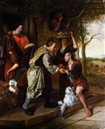 Jan Havicksz Steen  - Bilder Gemälde - The Return of the Prodigal Son
