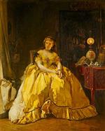 Alfred Emile Stevens - Bilder Gemälde - After the Ball