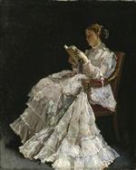 Alfred Emile Stevens - Bilder Gemälde - Die Leserin