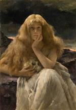Alfred Emile Stevens  - Bilder Gemälde - Maria Magdalena
