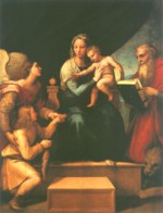 Raffael  - paintings - Madonna mit dem Fisch