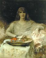 Alfred Emile Stevens  - Bilder Gemälde - Salome