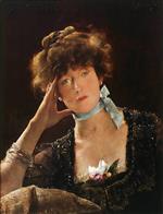 Alfred Emile Stevens  - Bilder Gemälde - Sarah Bernhardt