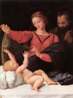 Raffael  - Bilder Gemälde - Madonna von Loreto