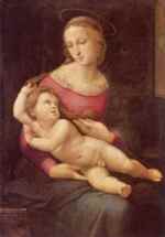 Raffael  - Bilder Gemälde - Bridgewater Madonna