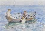 Henry Scott Tuke - Bilder Gemälde - August Blue