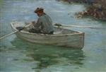 Henry Scott Tuke - Bilder Gemälde - Boy in a Dinghy