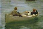 Henry Scott Tuke  - Bilder Gemälde - In the Rowing Boat