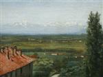 Henry Scott Tuke  - Bilder Gemälde - Italian Landscape