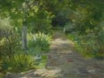 Henry Scott Tuke  - Bilder Gemälde - Lyndon Lodge Garden