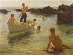 Henry Scott Tuke  - Bilder Gemälde - Morning Splendour