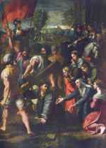 Raffael  - Bilder Gemälde - Kreuzabtragung Christi