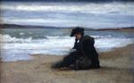 Henry Scott Tuke  - Bilder Gemälde - On the Beach, Bournemouth