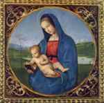 Raffael  - Bilder Gemälde - Madonna conestabile