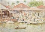 Henry Scott Tuke  - Bilder Gemälde - The Market