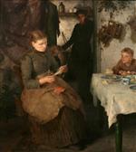 Henry Scott Tuke  - Bilder Gemälde - The Message